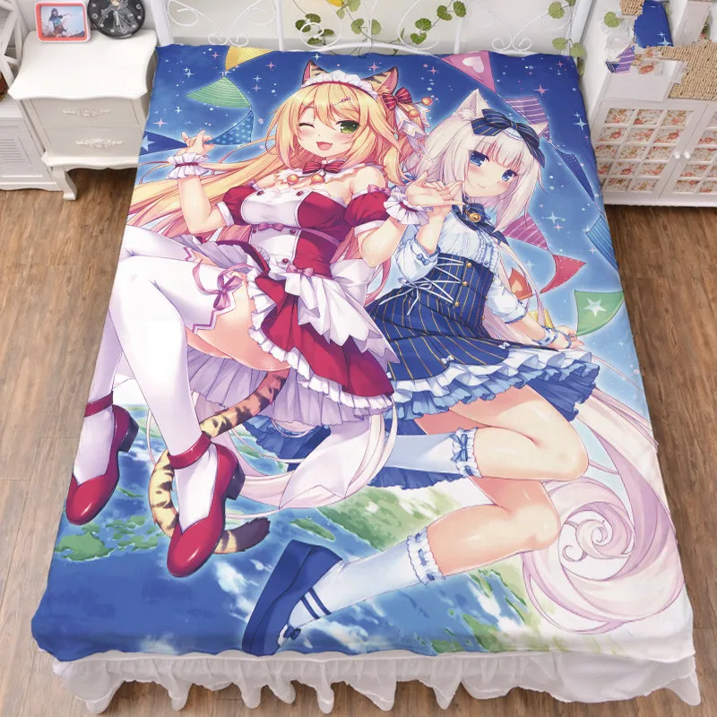 Coscase 2019 August update Anime NEKOPARA шоколад ваниль кокосовое молоко простыня и фланелевое