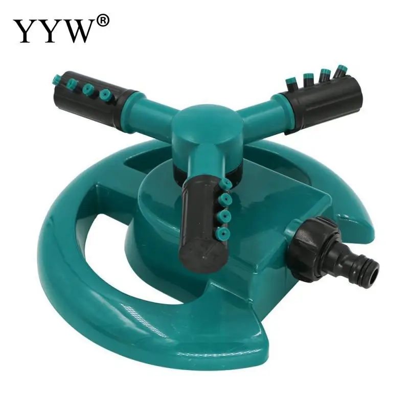 

Спринклеры для сада, автоматический полив травы газона 360 градусов вращающийся спринклер воды 3 насадки три руки система полива сада