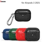 Чехол из углеродного волокна для Apple AirPods 3 Pro, чехол для беспроводных наушников airpod pro, чехол для airpods 3 2021, Чехол Air Pod