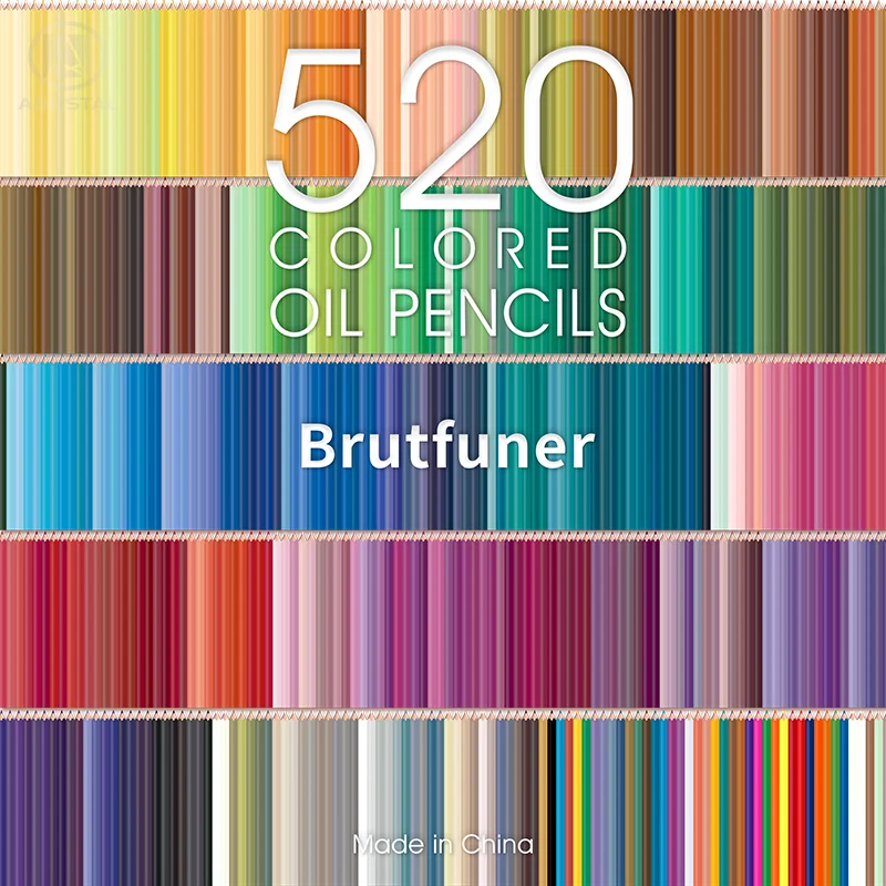 Brutfuner 260/520 Профессиональные цветные карандаши для рисования цветной набор