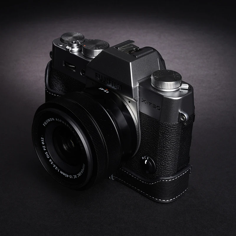 Кожаный чехол для фотоаппарата Taiwan TP Fuji XT30 кожаный X-T20 XT10 защитный с базовой