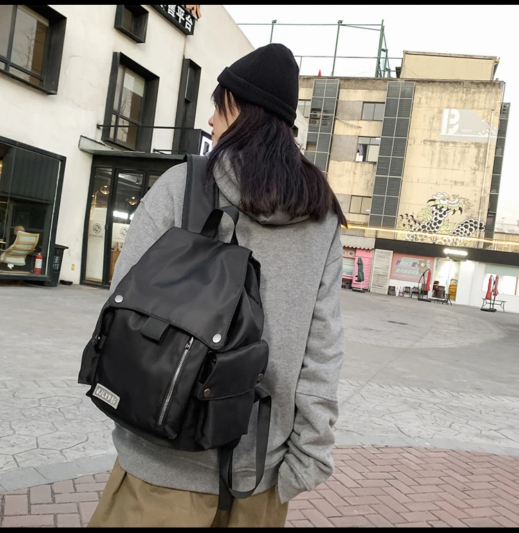 

PB4137 men's tide brand Korean version of the simple and versatile campus travel backpack