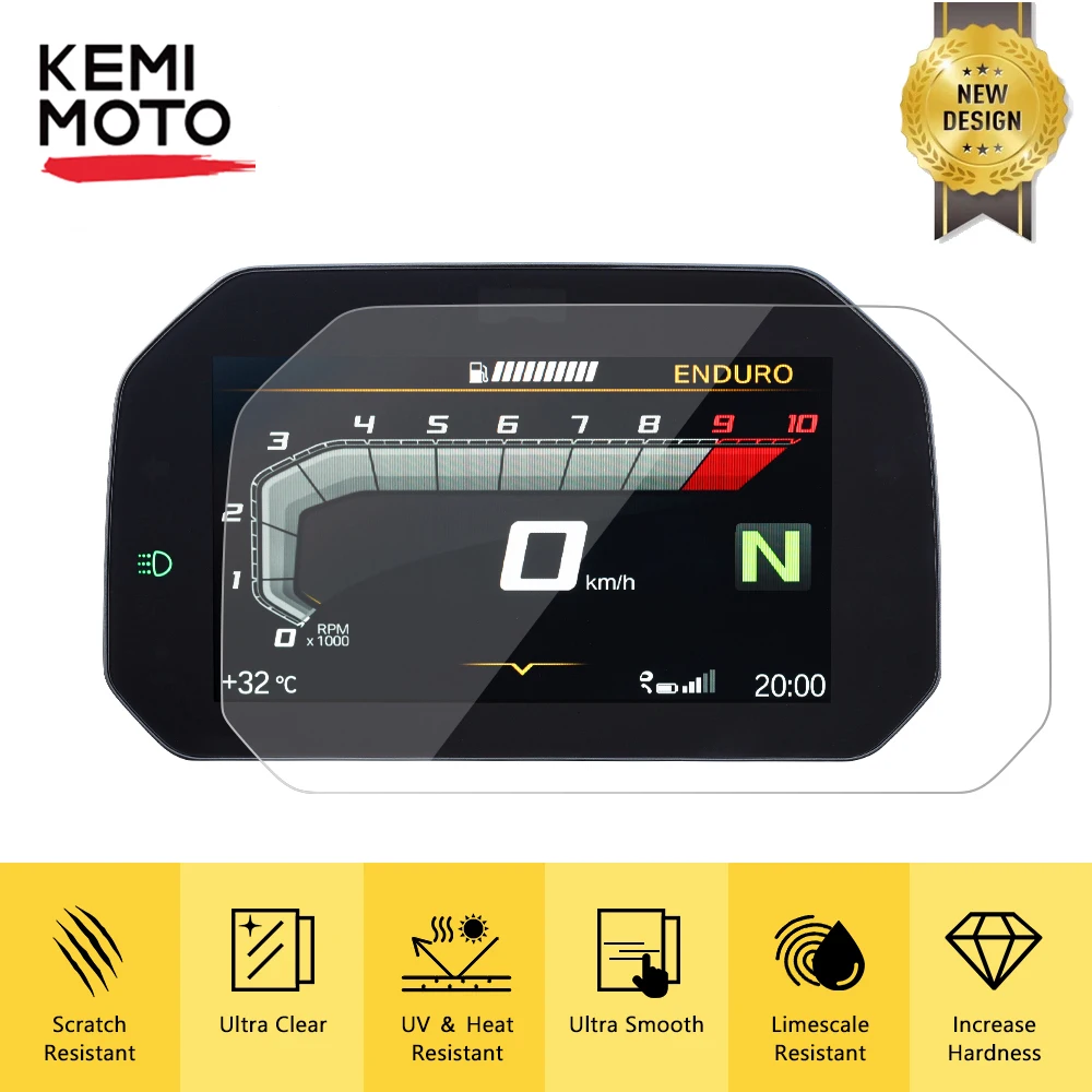 

For BMW R1250GS R 1250GS F 900 R F 900XR F900R Adventure ADV S1000R S 1000XR 1250RS Speedometer sun visor with protection film