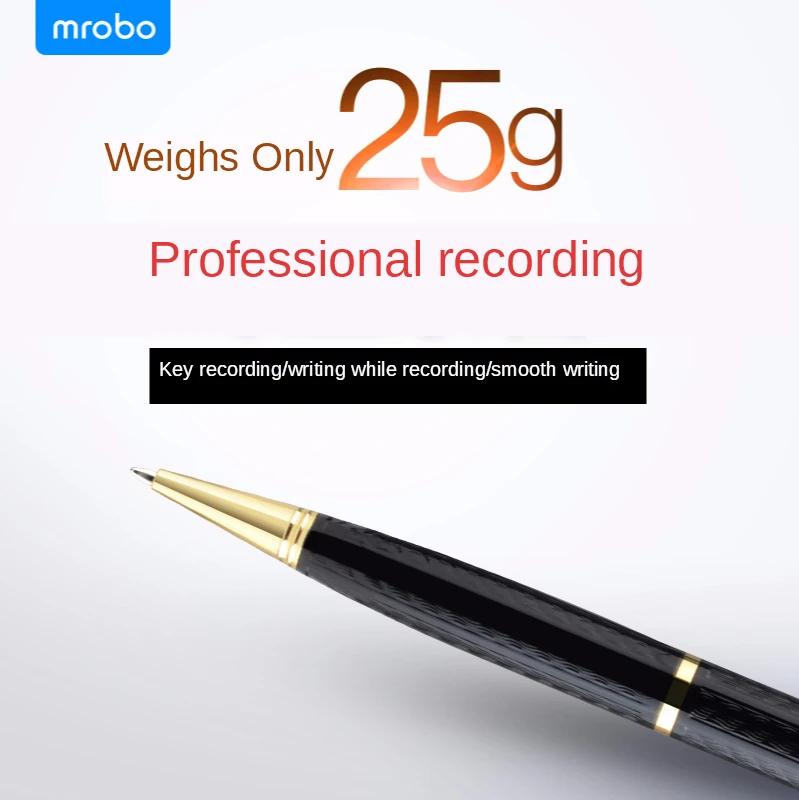 Ручка для записи аудио портативная шумоподавляющая запись WAV встреч учеников |