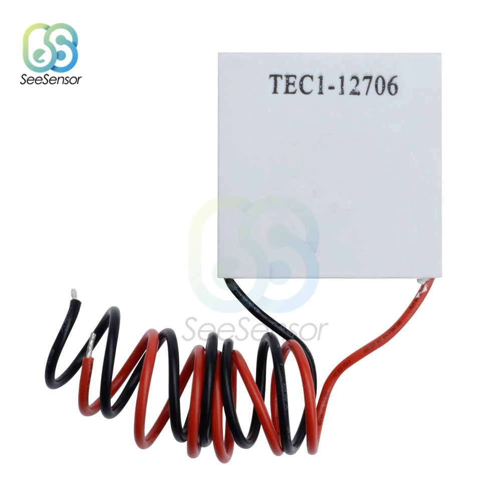 Термоэлектрический охладитель TEC1 12706 12 В 6A TEC модуль элементов Пельтье 40*40 мм