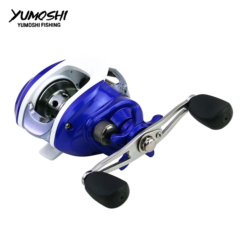 

New Fishing Reel Right Left Baitcasting Reel 6.3:1 Casting reel Magnetic Brake Metal ROCKER Metal spool hand reel Pesca GLA REEL