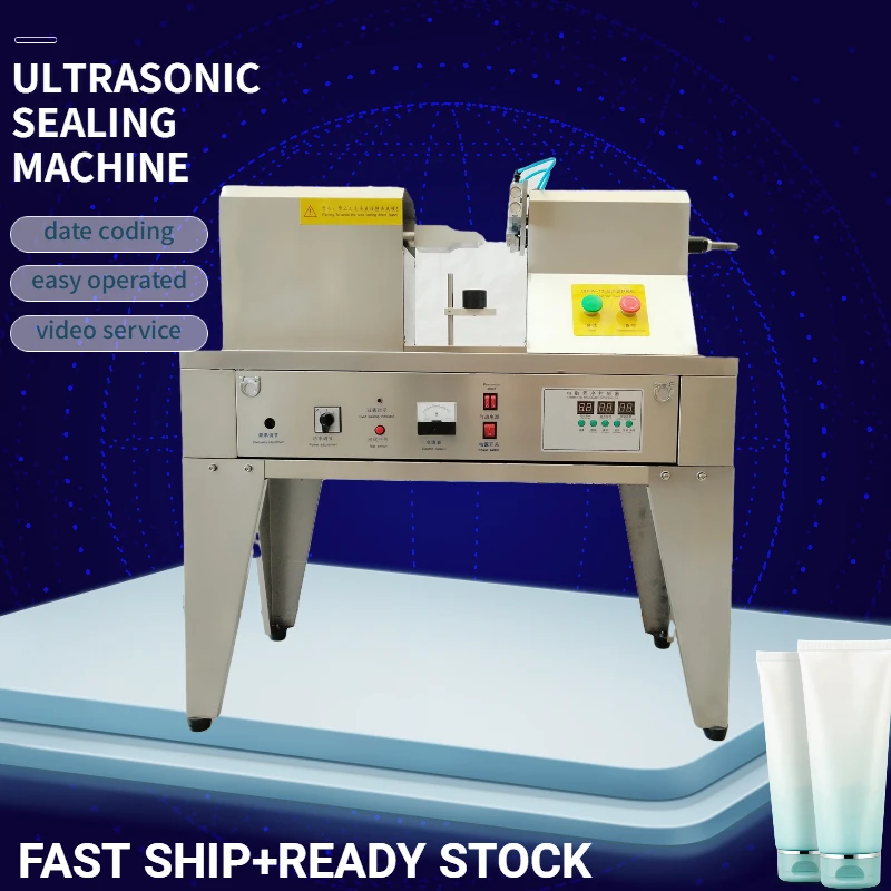 

2021 New Type Semi Automatic Manual Ultrasonic Plastic Tube Sealer Sealing Machine For Cosmetic Cream Toothpaste shampoo