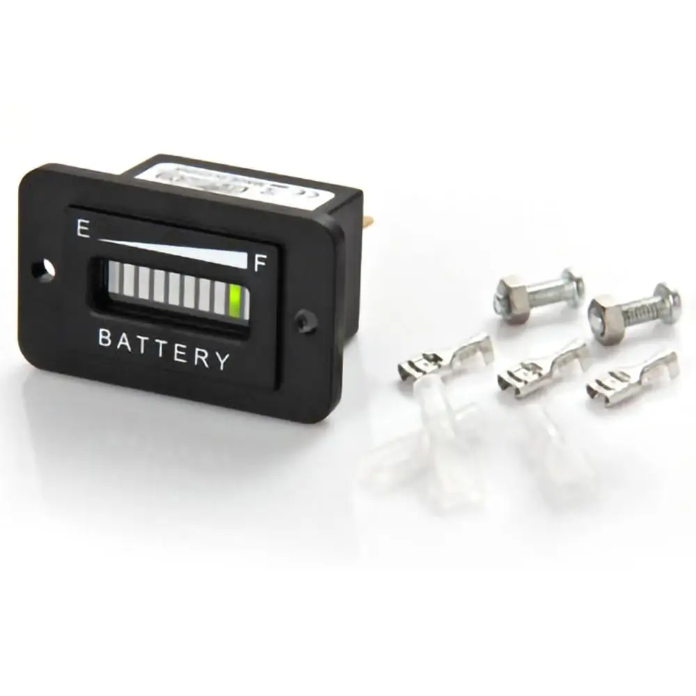 Индикатор заряда аккумулятора 48 В светодиодный индикатор батареи измеритель