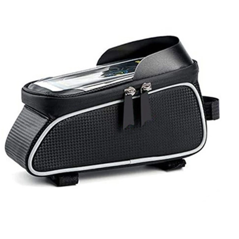 

Rainproof Bicycle Bag Frame Front Top Tube Cycling Bag 6.5in Phone Case Contactsn Bag MTB Bike Accessories