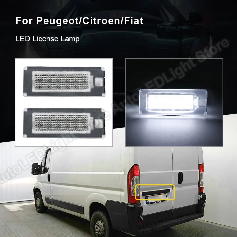 2X для Fiat автобусная система Peugeot Boxer Bus коробка Citroen джемпер Lancia Ypsilon светодиодный
