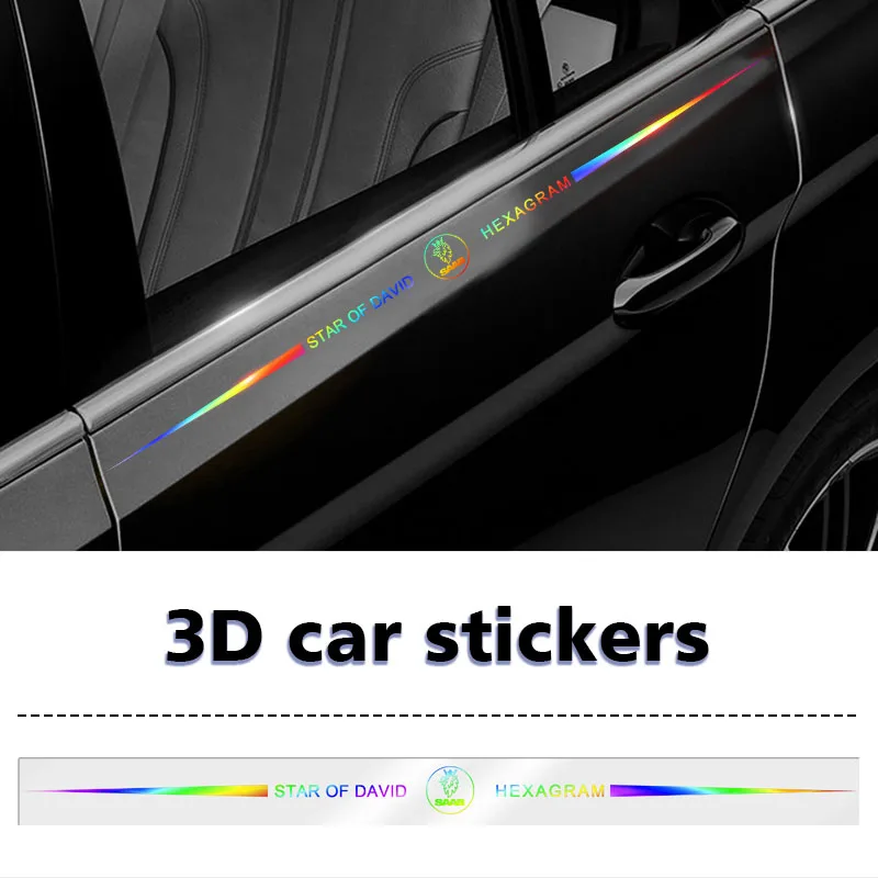 1 шт. Стайлинг логотипа автомобиля дверь боковая наклейка длинные полосы кузов
