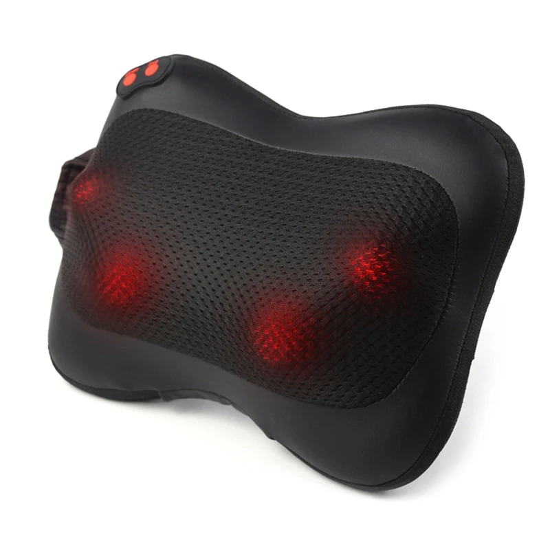 

Electric Pain Relief Back Neck Massager Home Car Kneading Cushion Massage Pillow