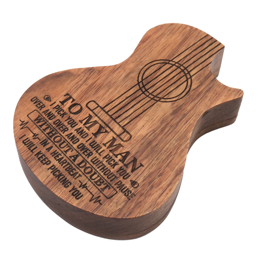 3 шт. деревянная гитара палочки акустическая бас-гитара медиатор Plectrum музыкальный инструмент гитара Запчасти и аксессуары с коробкой