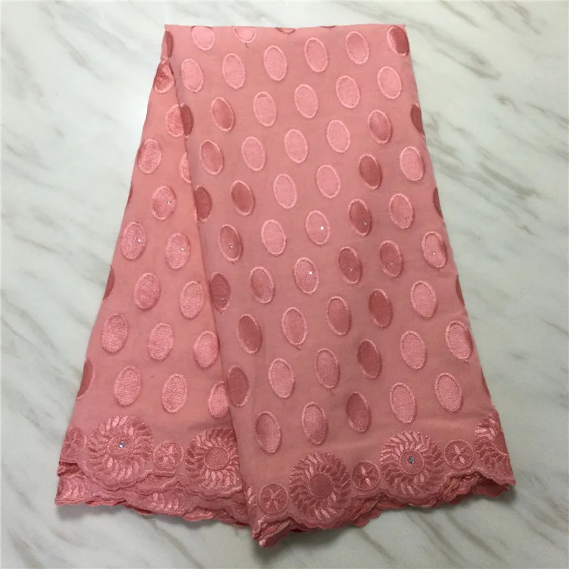 

Peach African Lace Fabric 2021 High Quality Lace Nigerian Cotton Lace Fabrics For Dress Swiss Voile Lace In Switzerland PL4693