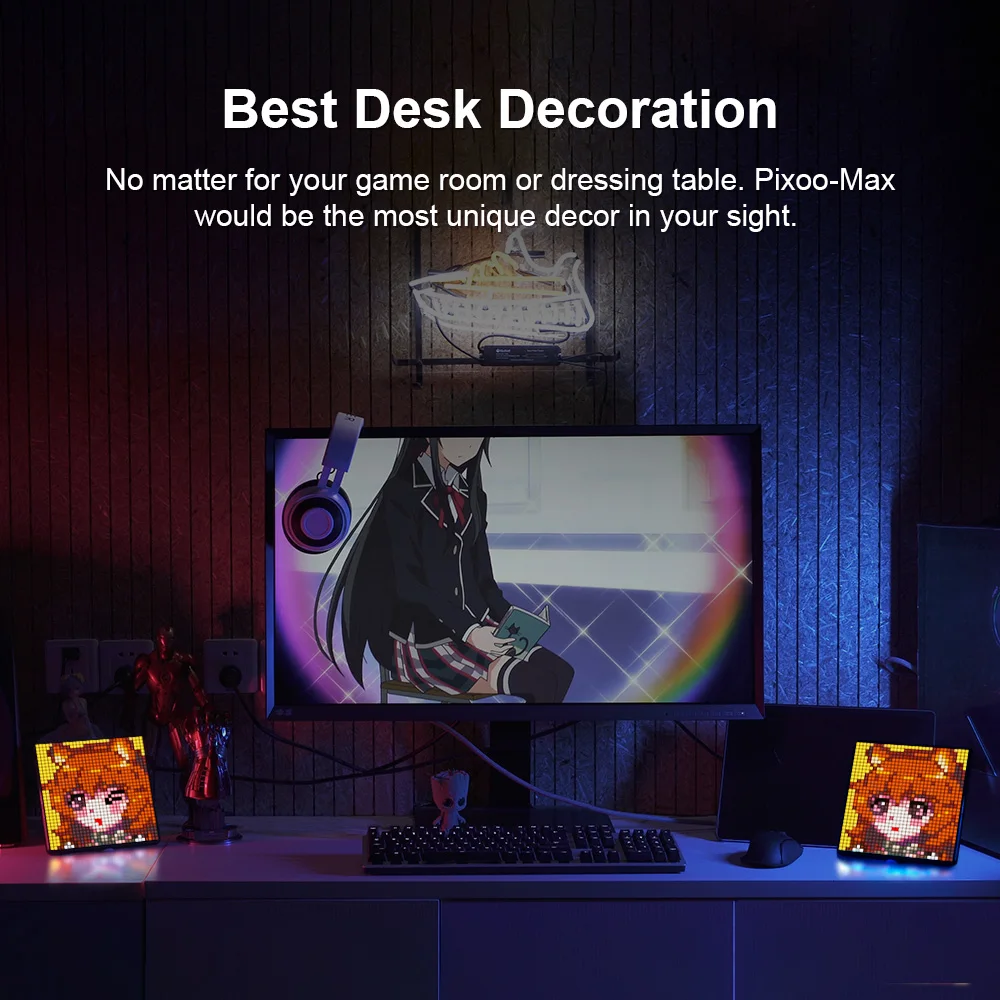 Divoom Pixoo Max цифровая фоторамка с 32*32 Пиксельной графики программируемый