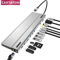 14 in 1 type c hub to hd usb power delivery hub for laptop macbook pro docking station adapter for macbook pro usb c hub