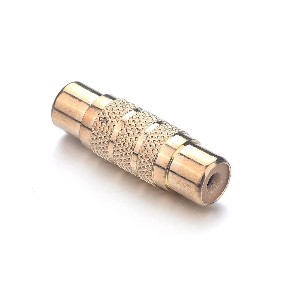 2 шт./лот RCA гнездо к разъем AV Аудио Видео соединитель Адаптер F/F медные разъемы |