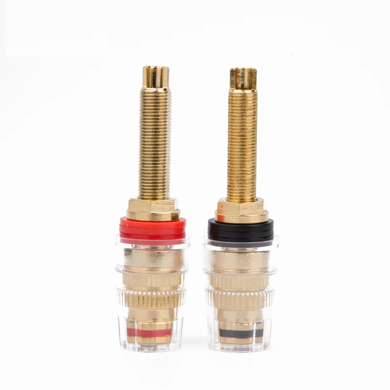 Клеммный соединитель динамика связующий столб усилитель hi fi чистая позолоченная