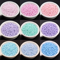 80 uniform high gloss opaque glass beads 3mm round pearly solid seedbeads for diy craft garments sewing suppliers 330pcs