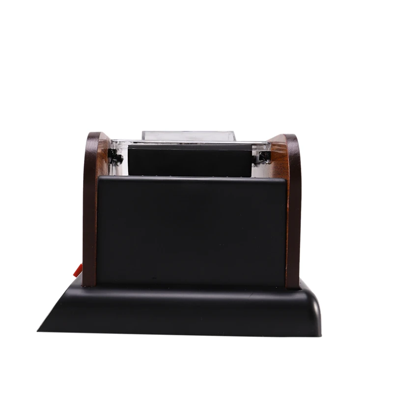Board Game Poker Casino Wooden Automatic Playing Card Pocker Shuffler Support 2 Deck | Электроника