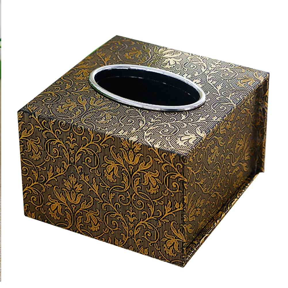 Стильная коробка из нержавеющей стали квадратный держатель для туалетной бумаги