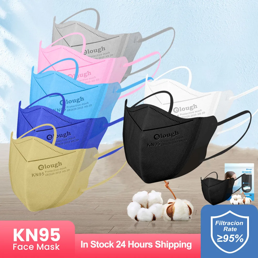 

10-100pcs FFP2 mascarillas fpp2 color homologada españa KN95 Fish Mask Korea Certified Mascarilla ffp2mask CE Face Mask reusable