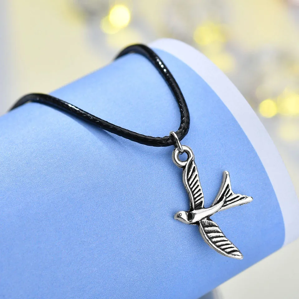 Новинка мир голубь пар летающая хрустальная цепочка птица искусственная кожаная