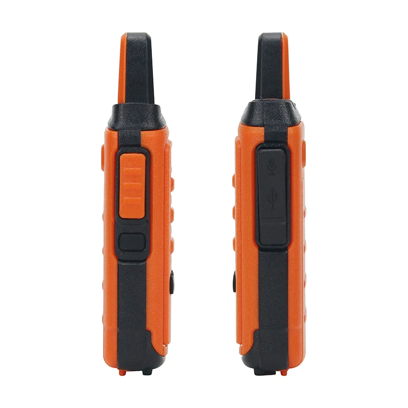 2pcs hamgeek mini9300 8w 16ch mini walkie talkie 1 10km vhf uhf transceiver for hotel factory free global shipping