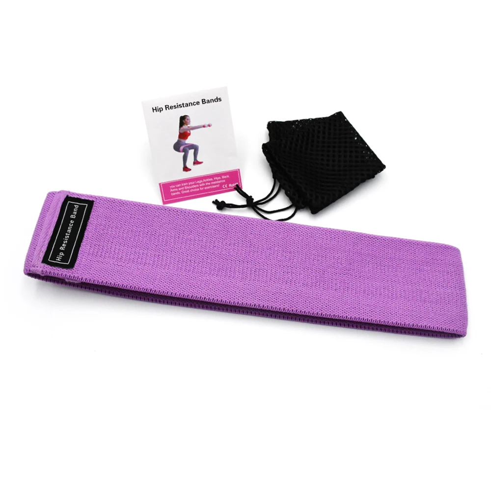 

Purple Ring Elastic Band Tension Band Exercise Booty Resistance Bands Legs Butt Anti-skid Workout Hip Tension Loop 1Pc