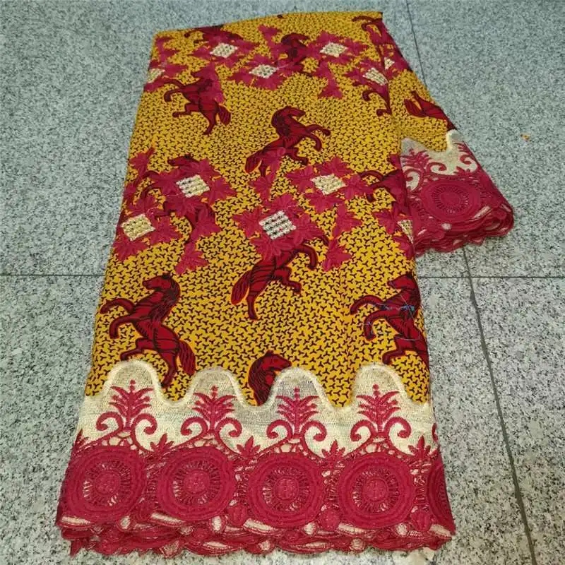 Красный цвет высокое качество Новое поступление Анкара 100% хлопковые восковые