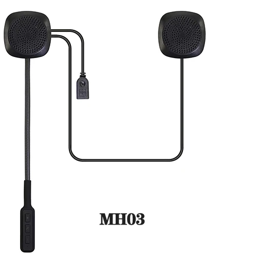 MH03-Headset VR робот Мото Bluetooth гарнитура для шлема беспроводной мотоцикл Handsfree Наушники с голосовым управлением для gps музыка мотоцикл езда - Цвет: MH03-Headset