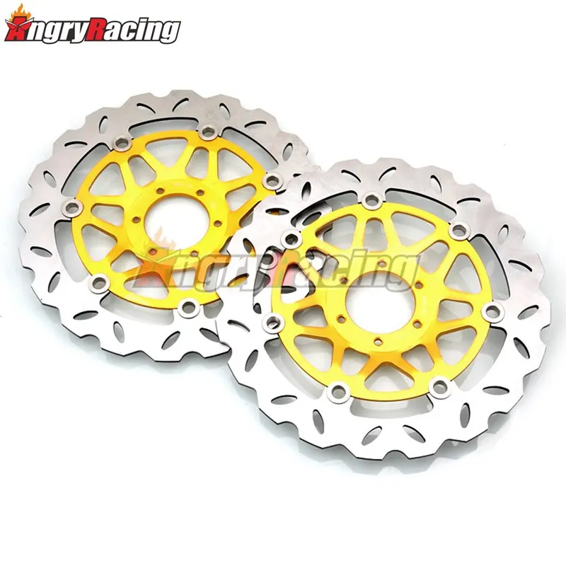 Передние тормозные диски для Honda CBR 600 F 99 00 VFR 800 02 13 900 RR 92 93 XLV 1000 GL1500 F6C 97 03 GL 1800 Gold