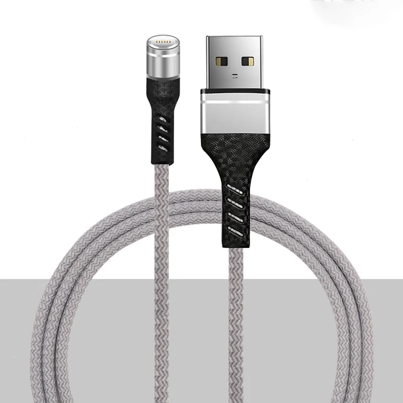Высококачественный Магнитный USB кабель для передачи данных 3A iPhone XR X 7 8 Micro Type C