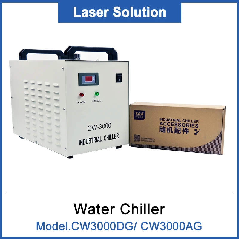 JL3000 промышленный воздушный охладитель воды для CO2 лазерной гравировки режущая