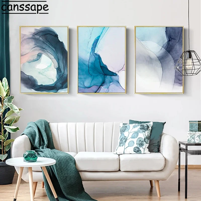 

Abstract Art Poster Marble Canvas Print Nordic Paintings Luxury Wall Posters Modern Wall Pictures For Living Room Decoration