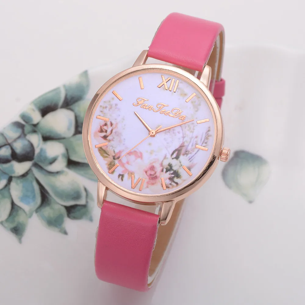 

Ladies Designer Watches Luxury Watch Women 2021 Fanfeeda Women's Casual Fashion Quartz Belt Watch Clock Mechanism Mujer Montre
