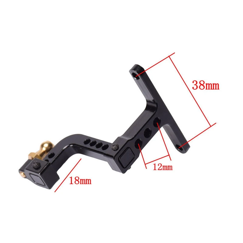 CNC металлический Регулируемый Прицеп Сцепной приемник буксировочный крюк для TRX4