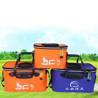 fishing tackle boxes folding bucket fish protection bag eva collapsible high capacity wear resistant multifunction fish bucket