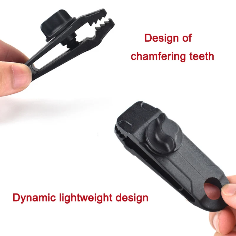 

10pcs Heavy Duty Camping Tarp Clips Tent Awning Clamps with Thumb Screw EDF88