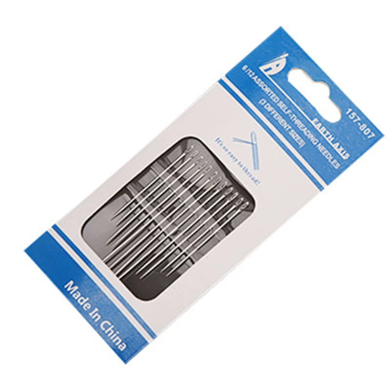 

Elderly Needle-Side Hole Blind Needle Stainless Steel Sewing Hand Household Sewing Needless Threading Apparel Sewing