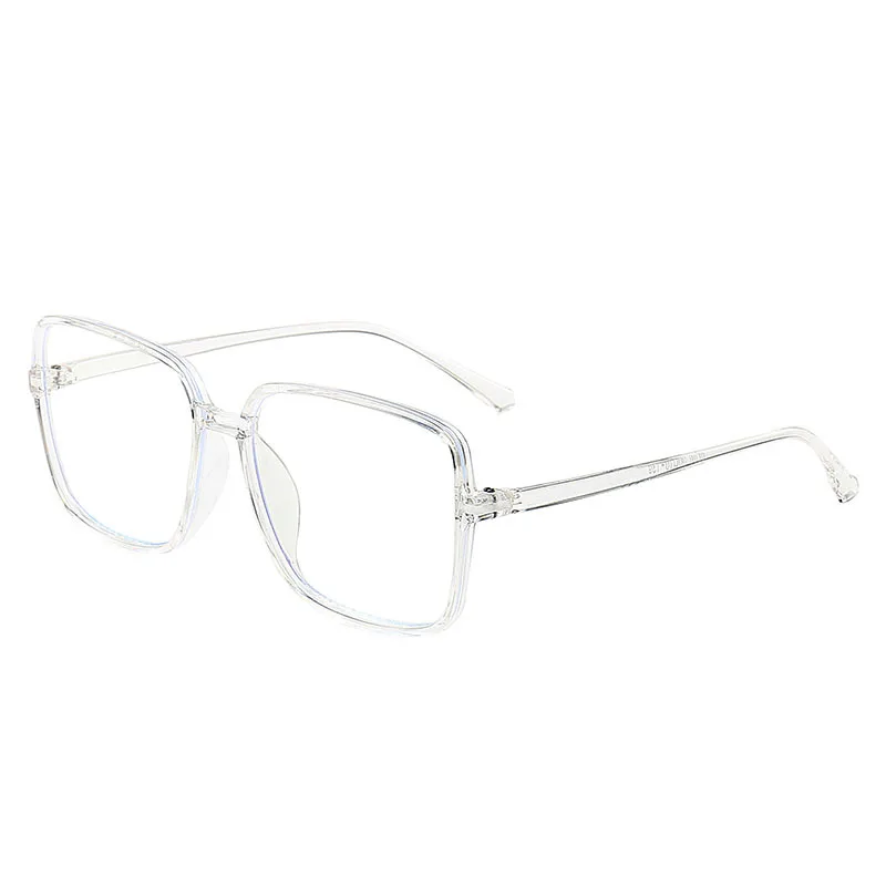 

Light Frame Oversize Glasses Women Men Anti Blue Light Eyeglasses Vintage Square Computer Goggles Optical Eyewear Gaming Gafas