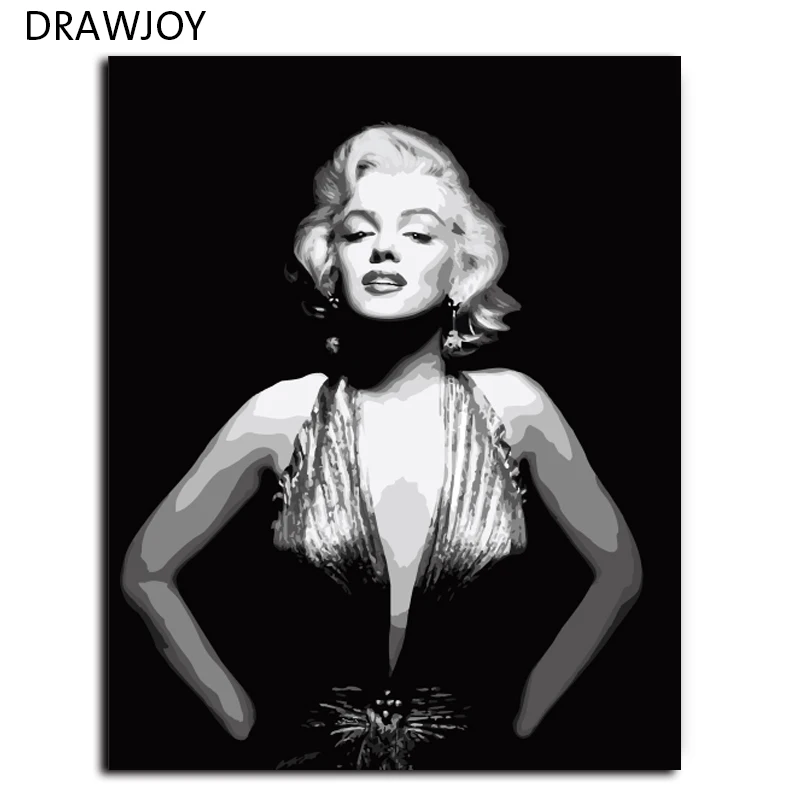 Набор для рисования по номерам на холсте Marilyn Monroe G002 | Дом и сад