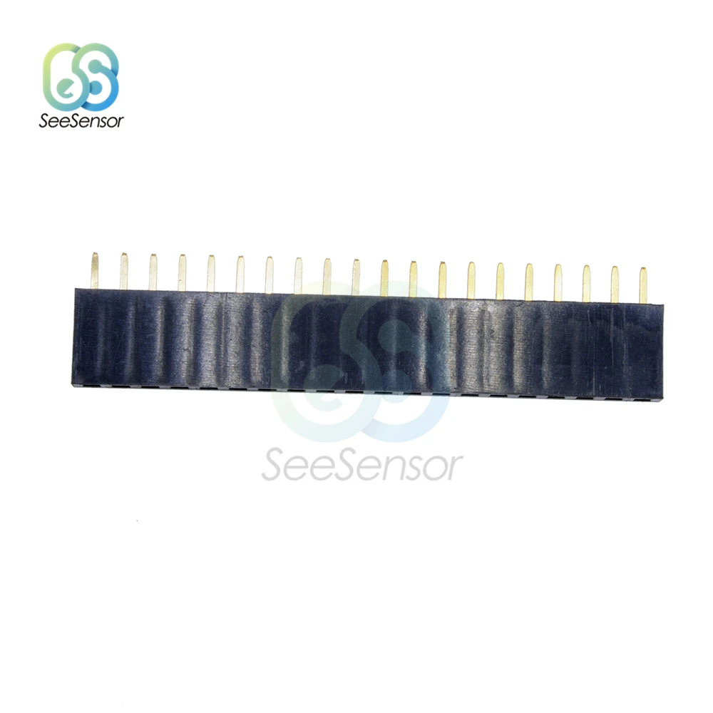 10 шт. однорядные прямые штырьковые разъёмы 2 54 мм 2/3/4/5/6/7/8/9/10/11/12/14/15/16/20/40pin |