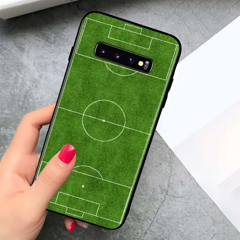 

Cool Soccer Football for Samsung Galaxy S21 Ultra Plus Note 20 10 9 8 S10 S9 S8 S7 S6 Edge Plus Black Phone Case