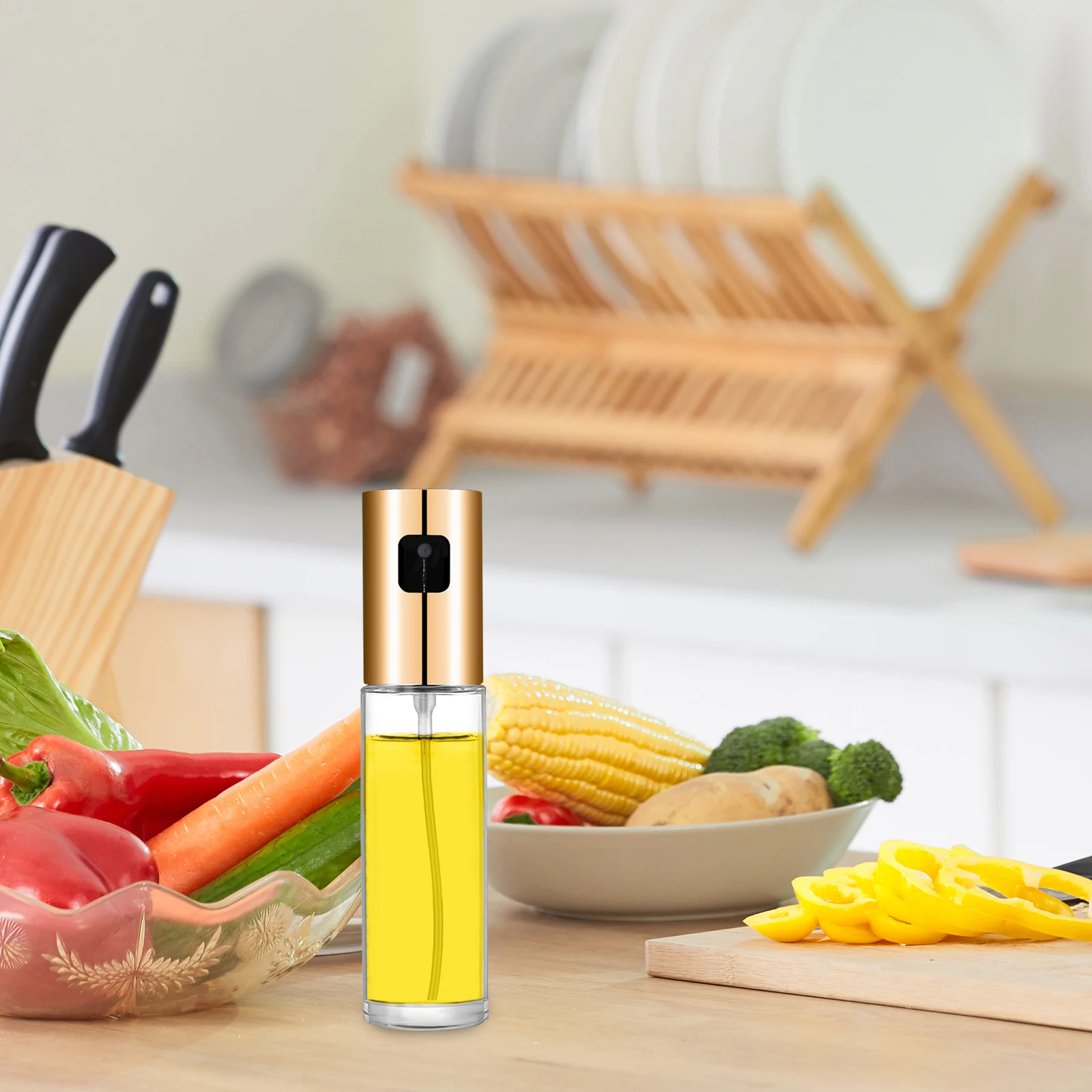 

Kitchen Glass Olive Oil Sprayer Bottle Pump Pot Leak-proof Grill BBQ Sprayer Oil Dispenser Gravy Water Cooking Cookware Tools