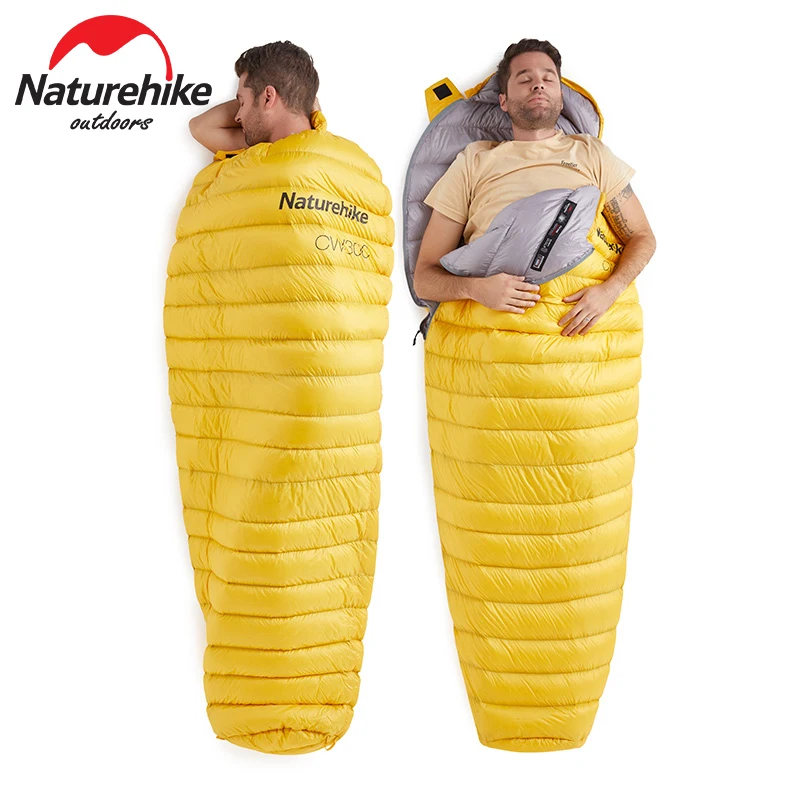 naturehike cw300 спальный мешок пуховой спальник зимний для спальника спальные мешки