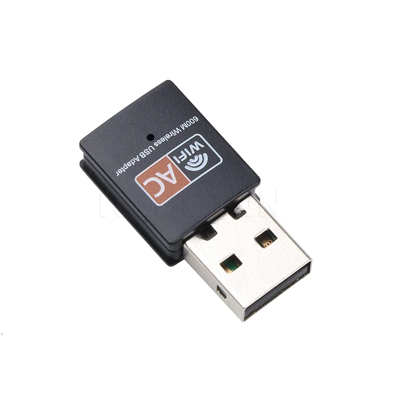 Горячая Распродажа USB WiFi адаптер 2,4 ГГц 5 ГГц 600 Мбит/с WiFi антенна двухдиапазонная 802.11b/n/g/ac мини беспроводная компьютерная сетевая карта приемник