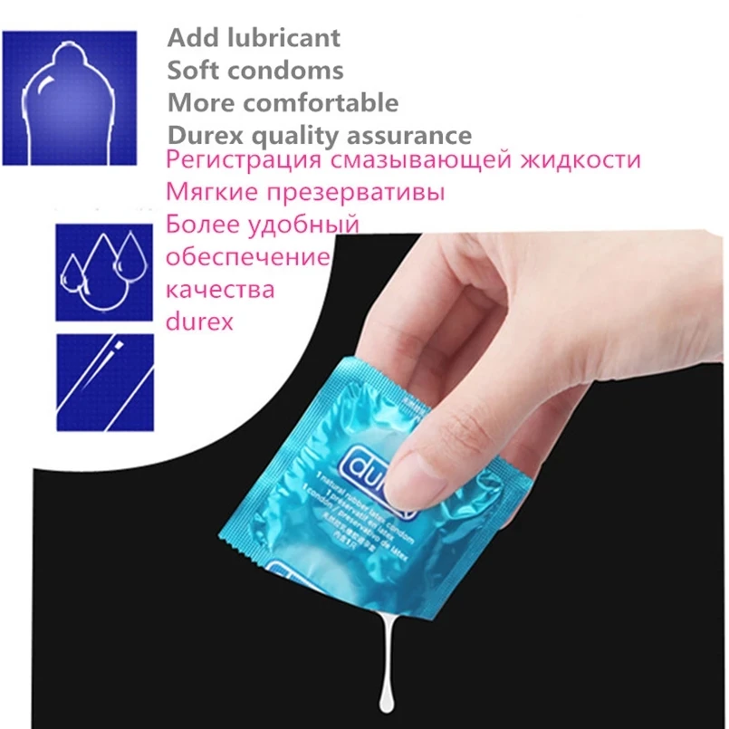 Презервативы Durex Sensation удивительные значение 4in1 ультра тонкий презерватив со