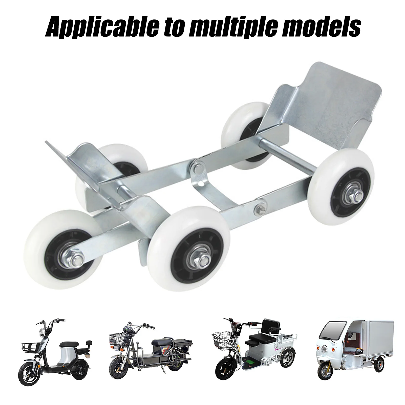 

Stackable Motorcycle Tire Dolly Tire Skate Wheel Car Dolly Ball Bearings Auto Repair Moving Rated With 5 Wheels Trailer Tool