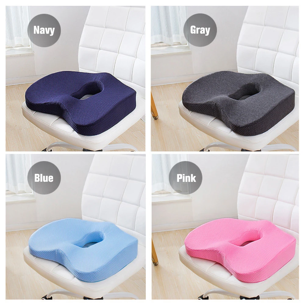 Нескользящая Ортопедическая подушка на сиденье из пены с эффектом памяти для